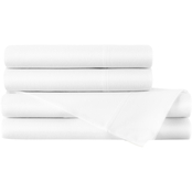 Peacock Alley 100% Egyptian Cotton Flannel Sheet Set