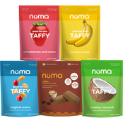Numa Low Sugar High Protein Taffy Candy 5 Flavor Variety Pack 15 bags, 3.7 oz. ea.