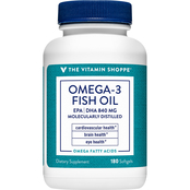 The Vitamin Shoppe Omega 3 Fish Oil 1200 600/240 180 ct.
