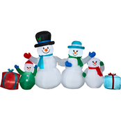 Gemmy Airblown Inflatable Snowman Family