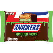 Snickers Halloween Ghoulish Green Fun Size Bars 9.69 oz.