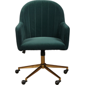 Accentrics Home Upholstered Channel Tufted Office Chair
