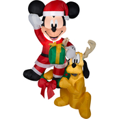 Disney Hanging Airblown Inflatable Mickey Mouse and Pluto