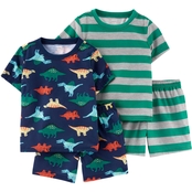Carter's Toddler Boys Dinosaurs 4 pc. Loose Fit Poly Pajamas
