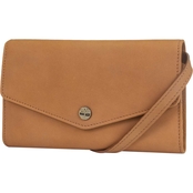 Timberland Leather Nubuck Leather Envelope Clutch Wallet with Detachable Strap