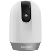 Energizer 1080p Full HD Smart Pan and Tilt Indoor Camera with Steaming, White