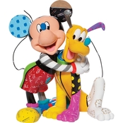 Disney Britto Mickey Mouse and Pluto Figurine
