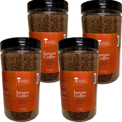 Civilized Coffee Instant Coffee Granules Colombian 4 jars, 9 oz. each