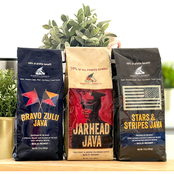 Jarhead Java Military Java Group Coffee Bags Variety 5 bags, 12 oz. each