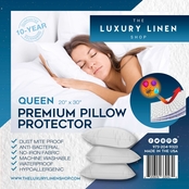 The Luxury Linen Shop Pillow Protector