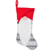 Gigi Seasons 3D Gnome with Red Hat 20 in. Stocking