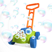 JussStuff Lawn Mower Bubble Machine Musical Push Toy