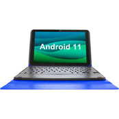 Visual Land Prestige Elite 10QH 10.1 in. HD 64GB Android 11 Tab with Keyboard Case