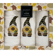 Avanti Harvest Gnome 3 pc. Fingertip Towel Box Set