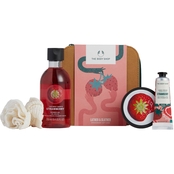 The Body Shop Lather and Slather Strawberry Gift Case