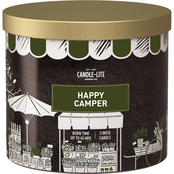 Candle-Lite Fall Collection 3 Wick 14 oz. Happy Camper Candle