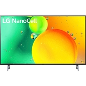 LG 43 in. NanoCell 4K HDR Smart TV with AI ThinQ 43NANO75UQA
