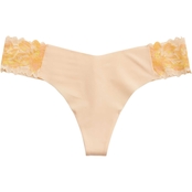 Aerie Sunkissed Lace No Show Thong Underwear