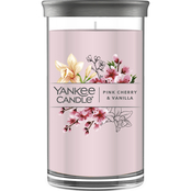 Yankee Candle Pink Cherry Vanilla Signature Medium Pillar Candle