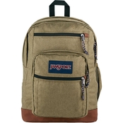 JanSport Cool Student Army Green Letterman Backpack