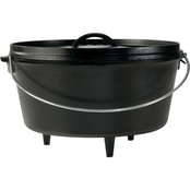 Lodge Cast Iron 12 in. Deep Camp Dutch Oven
