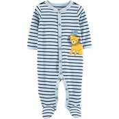Carter's Infant Boys Lion Snap Up Cotton Sleep and Play