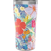 Tervis Tumblers Hibiscus Party 20 oz. Stainless Steel Tumbler with Lid