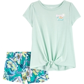 Carter's Girls Tropical Floral Loose Fit Pajama 2 pc. Set