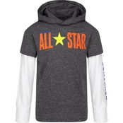 Converse Boys Two Fer Hooded Tee