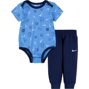 Nike Infant Boys Sportball Bodysuit and Pants 2 pc. Set