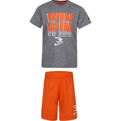 3Brand by Russell Wilson Boys Tee and Shorts Set