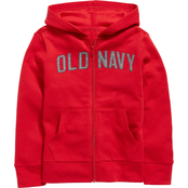 Old Navy Little Kids Full Zip Logo Hoodie