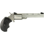 NAA Mini Master 22 WMR 22 LR 4 in. Barrel 5 Rds Revolver Stainless Steel