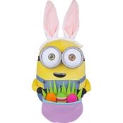 Universal Minion Bob Easter Greeter with Bunny Ears and Basket