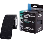 Heali Black Kinesiology Tape with Logo Infused with Magnesium and Menthol