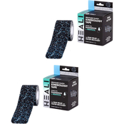 Heali Splatter Tapes Infused with Magnesium and Menthol for Pain Relief 2 pk.