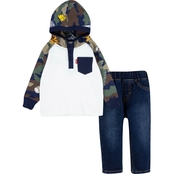 Levi's Infant Boys Hooded Tee and Denim 2 pc. Set