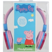 Sakar Peppa Pig Kids On Ear Wired Headphones