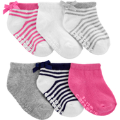 Carter's Infant Girls Ankle Socks 6 pk.