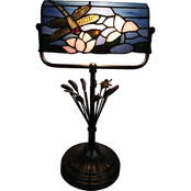 Dale Tiffany Dragonfly Banker's Accent Lamp