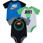 Nike Infant Boys Sportswear Thrill Seeker Romper 3 pk.