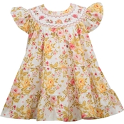 Bonnie Jean Infant Girls Raglan Smocked Dress 2 pc. Set