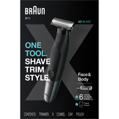 Braun Series XT5200 Beard Trimmer, Shaver and Electric Razor Manscaping Kit