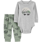 Carter's Infant Boys Car Bodysuit and Pants 2 pc. Set
