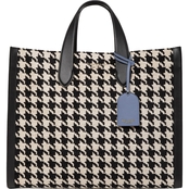 Kate Spade New York Manhattan Houndstooth Chenille Fabric Large Tote