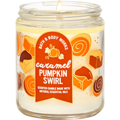 Bath & Body Works Pumpkin Pop: Caramel Pumpkin Swirl Single Wick Candle