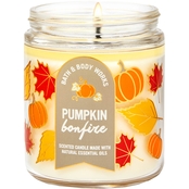 Bath & Body Works Pumpkin Pop: Pumpkin Bonfire Single Wick Candle