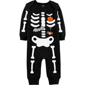 Carter's Infant Boys Halloween Skeleton Jumpsuit