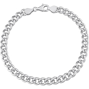 Sofia B. Sterling Silver 6.5mm Curb Link Chain Bracelet