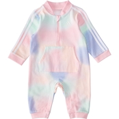 Adidas Infant Girls Printed FT Coveralls